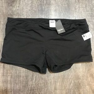 Boyshort swim bottoms (NWT)